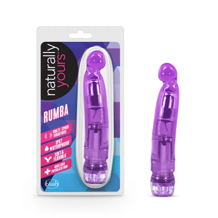 Vibrators Blush Novelties Naturally Yours Rumba Purple