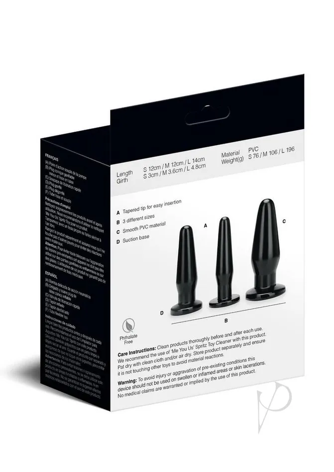 Anal Me You Us Myu Anal Training Kit Black