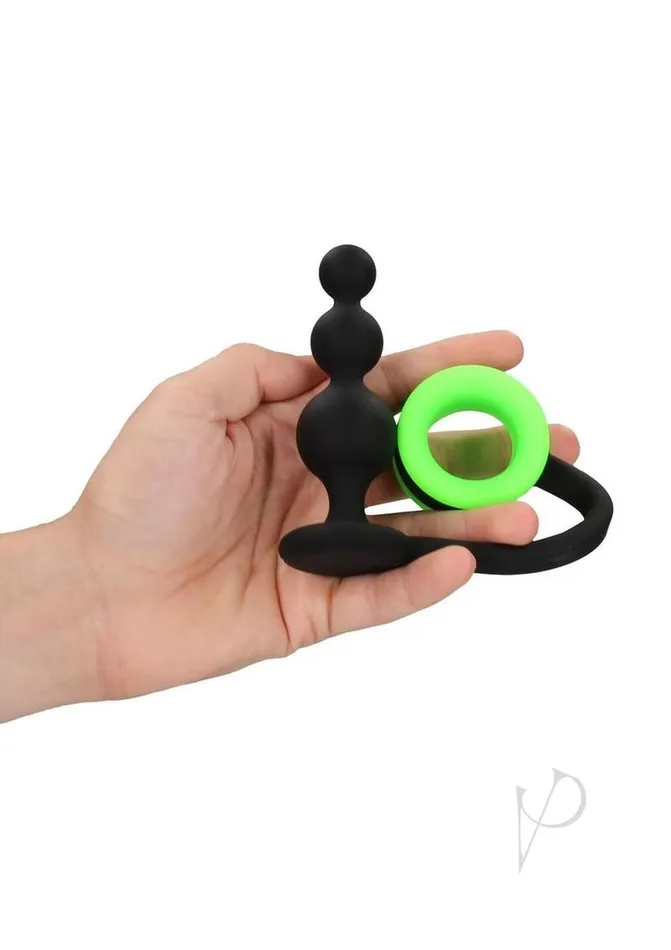 Anal Ouch Ouch Beads Butt Plug Cockring Gitd Anal Ouch Ouch Beads Butt Plug Cockring Gitd
