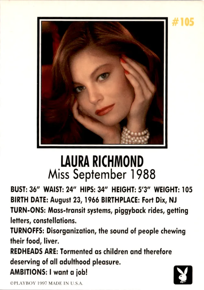 Autograph Laura Richmond 1 JimS Cards and More Vibrators Autograph Laura Richmond 1 JimS Cards and More Vibrators