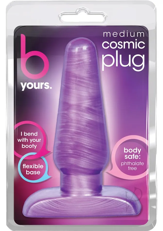 B Yours Cosmic Plug Medium Purple B Yours Anal
