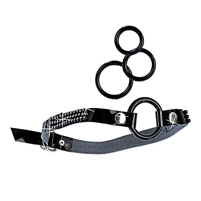 Bound by Diamonds Open Ring Gag California Exotics Male Sex Toys