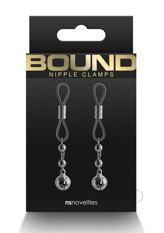 Bound Nipple Clitoral Toys Bound Nipple Clamps D1 Gunmetal