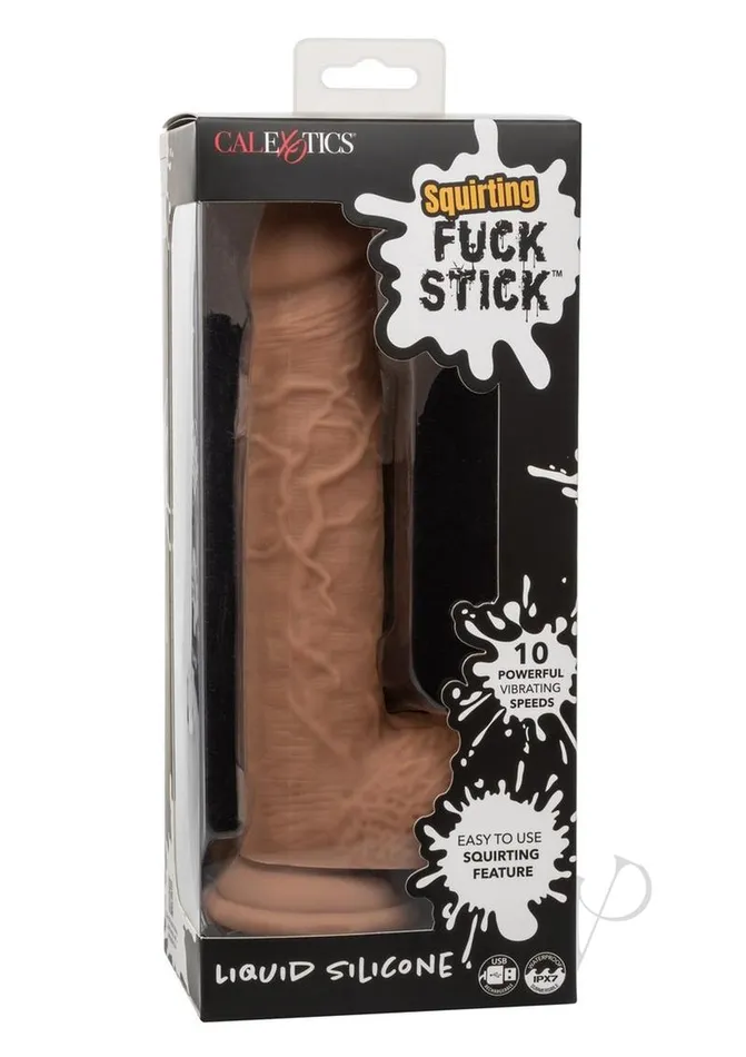 California Exotic Novelties Llc Vibrators Squirting Fuck Stick Brown