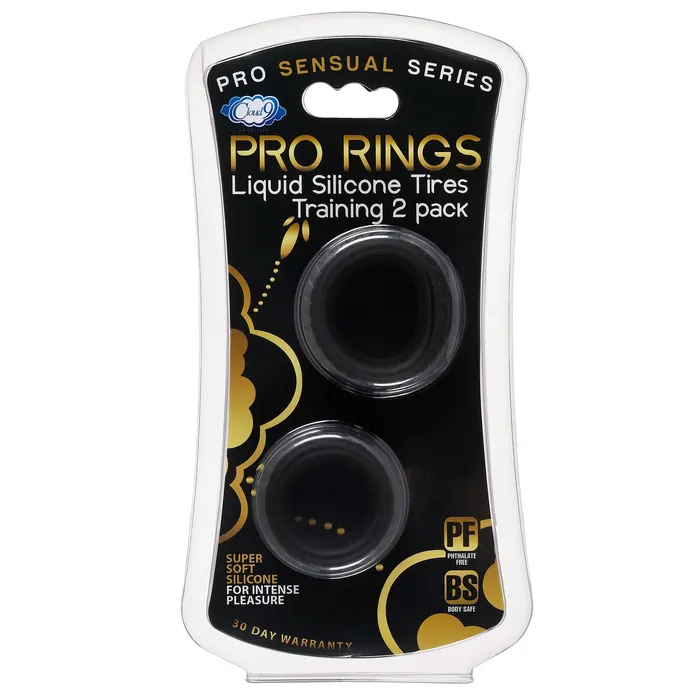 Cloud 9 Pro Rings Liquid Silicone Tires 2 Pack Black Xandebay Female Sex Toys Cloud 9 Pro Rings Liquid Silicone Tires 2 Pack Black Xandebay Female Sex Toys