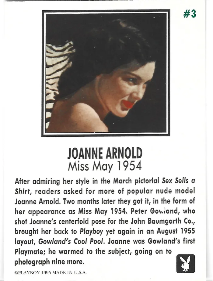 Dans Cards Couples Playboy Centerfolds May Edition Joanne Arnold Card 3 Dans Cards Couples Playboy Centerfolds May Edition Joanne Arnold Card 3