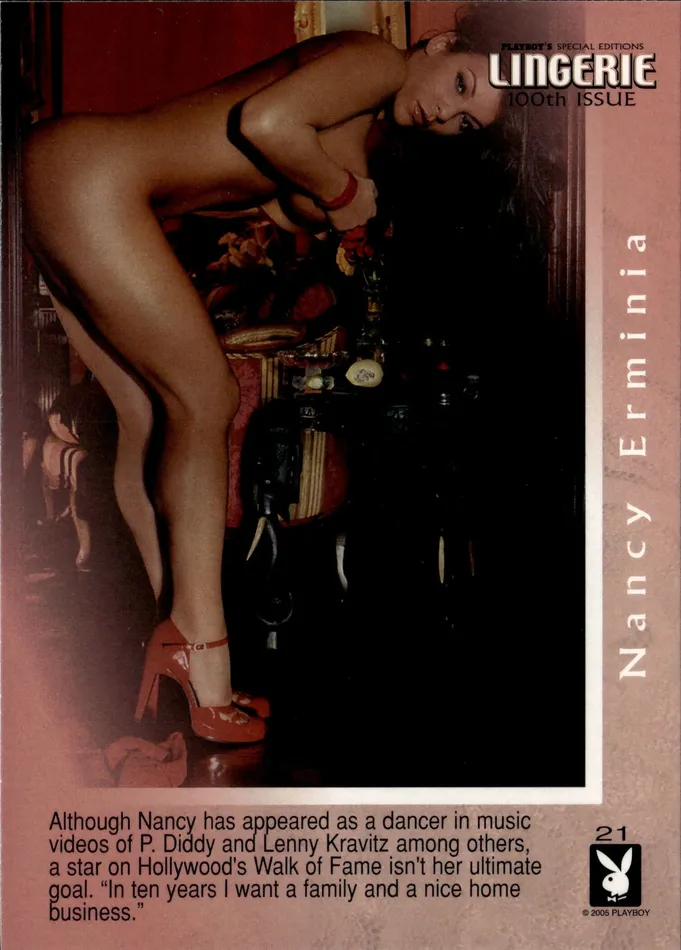 Dans Cards Vibrators Playboys Lingerie 100 Nancy Erminia 21 Dans Cards Vibrators Playboys Lingerie 100 Nancy Erminia 21