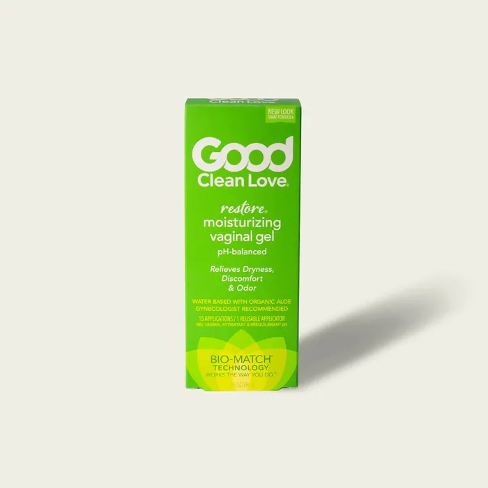 Good Clean Love Sexual Health Wellbeing Good Clean Love RESTORE Moisturizing Vaginal Lubricant 2oz Good Clean Love Sexual Health Wellbeing Good Clean Love RESTORE Moisturizing Vaginal Lubricant 2oz