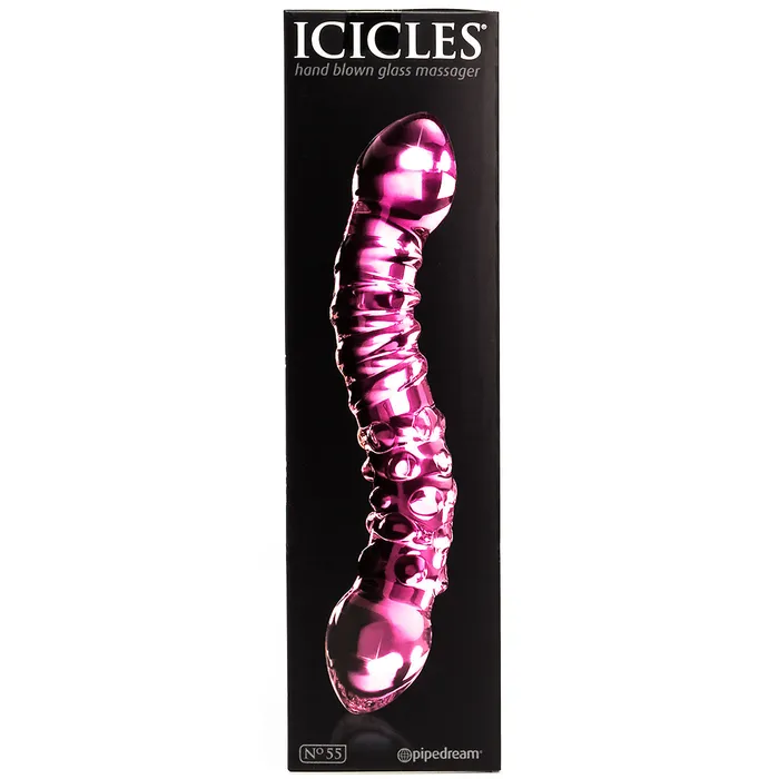 Icicles No 55 GSpot Curved Glass Dildo Pipedream Dildos