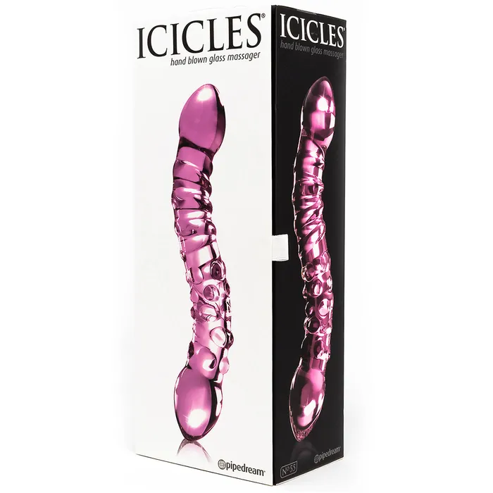 Icicles No 55 GSpot Curved Glass Dildo Pipedream Dildos