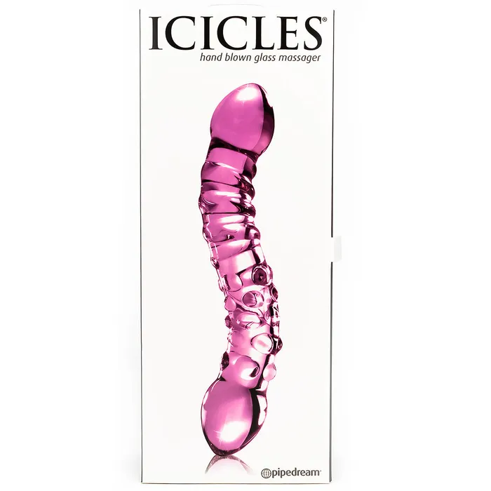 Icicles No 55 GSpot Curved Glass Dildo Pipedream Dildos