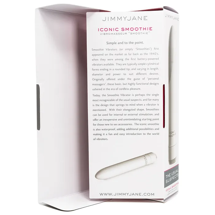 Jimmyjane Jimmyjane Hypoallergenic Waterproof Iconic Smoothie Vibrator Female Sex Toys