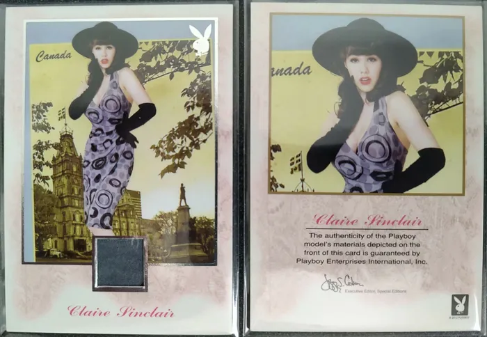 JimS Cards and More Sexy Girls 2 Memorabilia CLAIRE SINCLAIR PLATINUM FOIL Canada Male Sex Toys JimS Cards and More Sexy Girls 2 Memorabilia CLAIRE SINCLAIR PLATINUM FOIL Canada Male Sex Toys