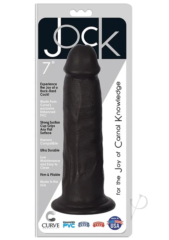 Jock Realistic Dildo 7 Black Jock Female Sex Toys