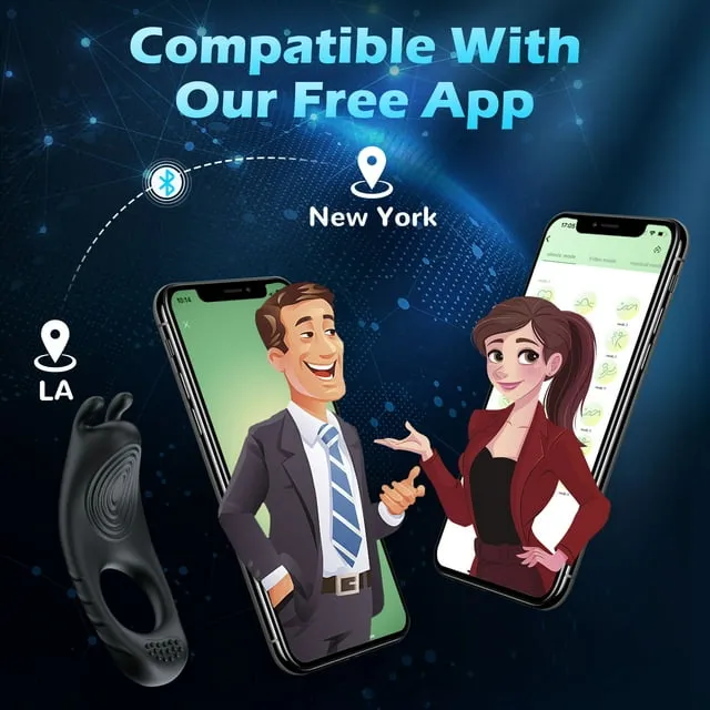Couples Oronova App Controlled Penis Ring for Couples