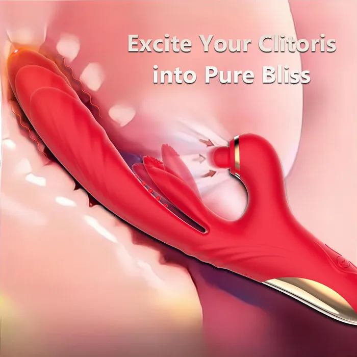 Oronova Female Sex Toys MultiMode Thrusting Vibrator with Tap