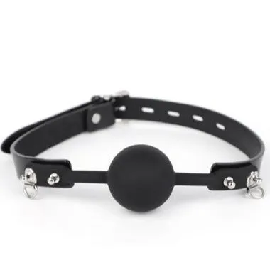 Anal JCAP JCW Silicone Ball Gag Black