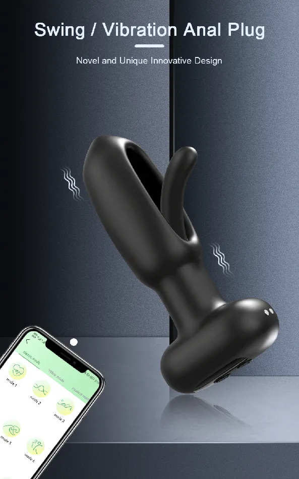 Anal Licking Patting Butt Plug APP Control Prostate Massager Anal Vibrator Romulus Anal Licking Patting Butt Plug APP Control Prostate Massager Anal Vibrator Romulus