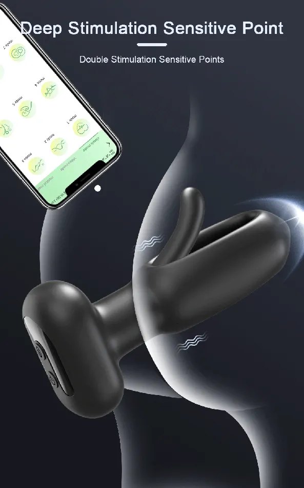 Anal Licking Patting Butt Plug APP Control Prostate Massager Anal Vibrator Romulus Anal Licking Patting Butt Plug APP Control Prostate Massager Anal Vibrator Romulus