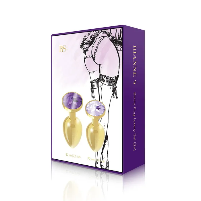 Anal Rianne S Gold Booty Plug Set