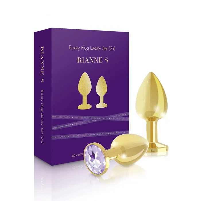 Anal Rianne S Gold Booty Plug Set
