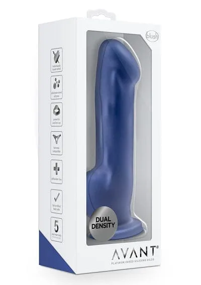 Blush Dildos Blush Avant Indigo D8 Ergo Dildo