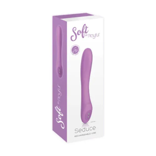 CALVISTA Vibrators Soft G Spot Vibrator by Playful Seduce Rechargeable Purple CALVISTA Vibrators Soft G Spot Vibrator by Playful Seduce Rechargeable Purple