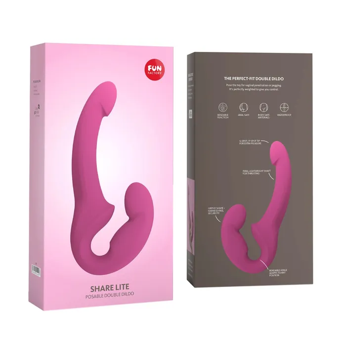 Female Sex Toys Fun Factory Fun Factory Share Lite Silicone Strapless StrapOn