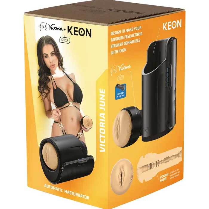 Kiiroo Male Sex Toys Kiiroo Feel Victoria June Stroker Keon Combo Set