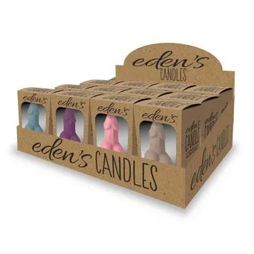 LonBrook Male Sex Toys Edens Candle Vanilla Scented Penis