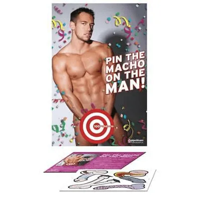 Party Game Pin the macho Gimmicky Gifts Games