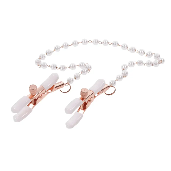 Sportsheets Couples Sportsheets Sex Mischief Peaches n CreaMe Pearl Nipple Clamps