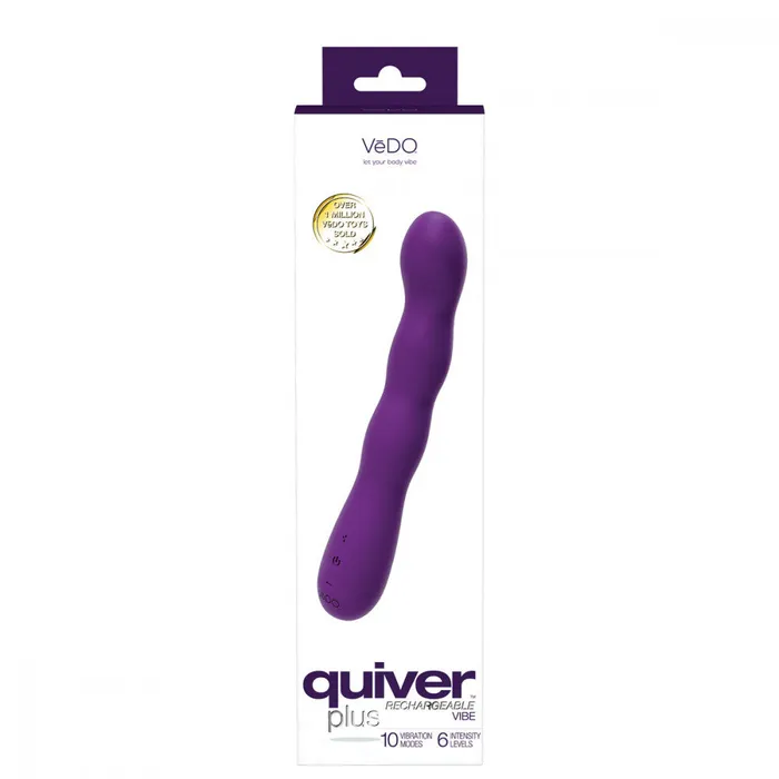 VeDO Vibrators Quiver PLUS Purple Rechargeable