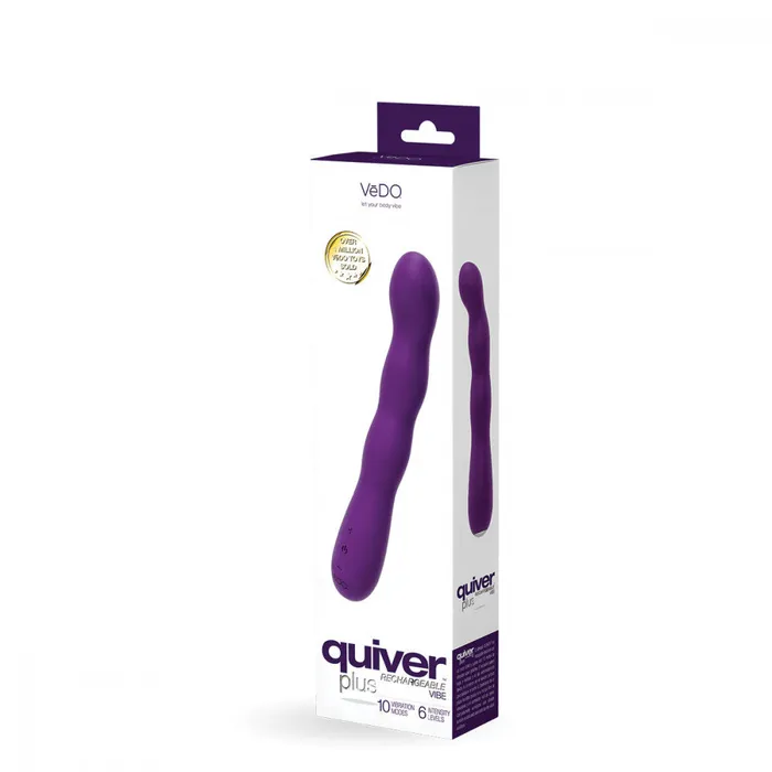VeDO Vibrators Quiver PLUS Purple Rechargeable