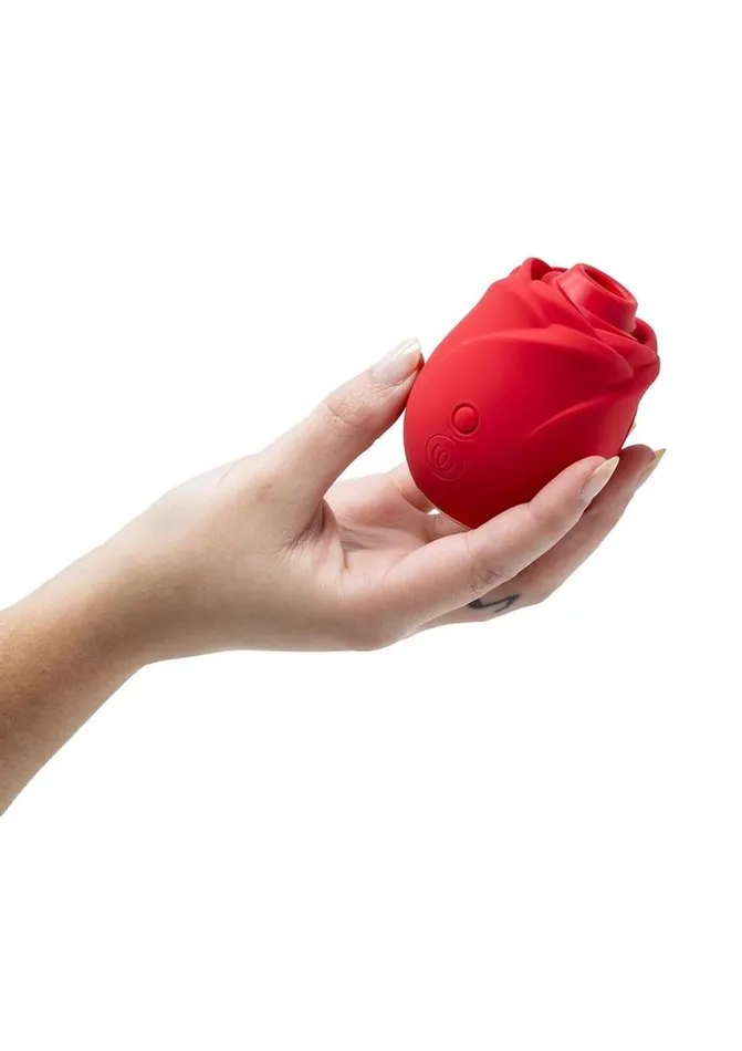 Womanizer Vibrators Womanizer Rose Rechargeable Silicone Air Pulse Clitoral Vibrator RedGold