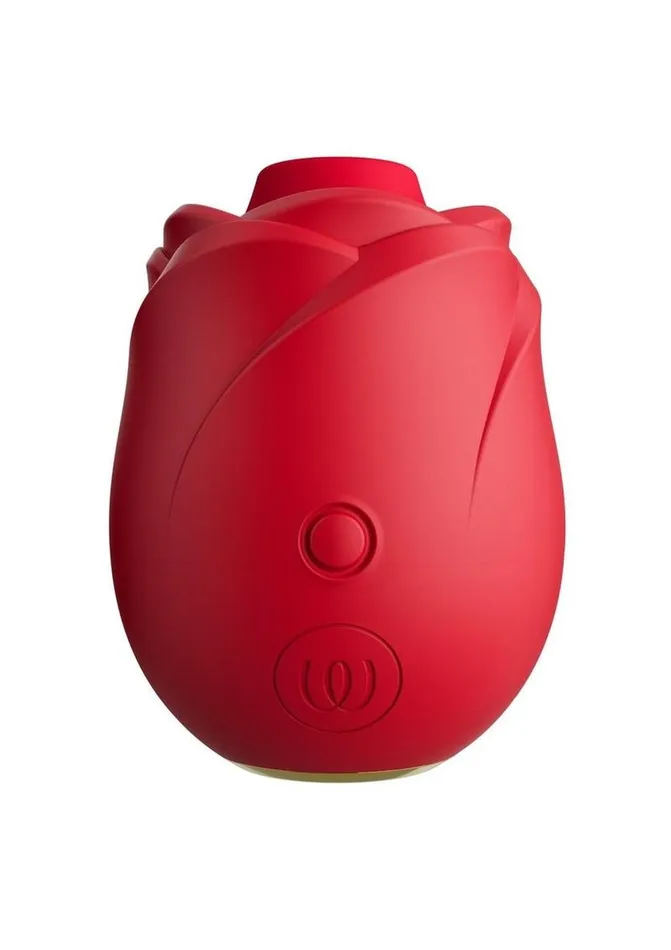Womanizer Vibrators Womanizer Rose Rechargeable Silicone Air Pulse Clitoral Vibrator RedGold