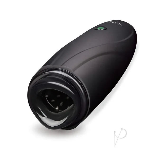 Zolo Zeppelin Rotating Simulator Masturbator With Bullet Black Zolo Male Sex Toys