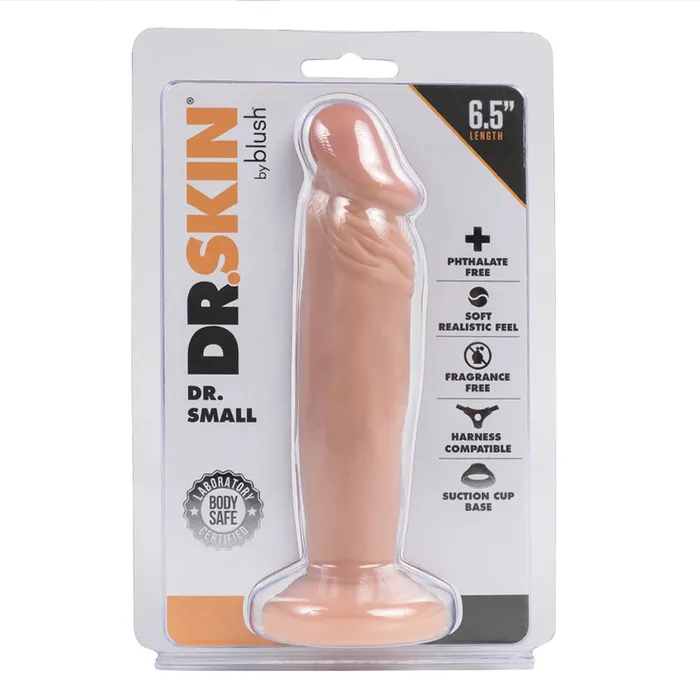 Blush Dr Skin Dr Small Realistic 65 PVC Dildo With Suction Cup Female Sex Toys