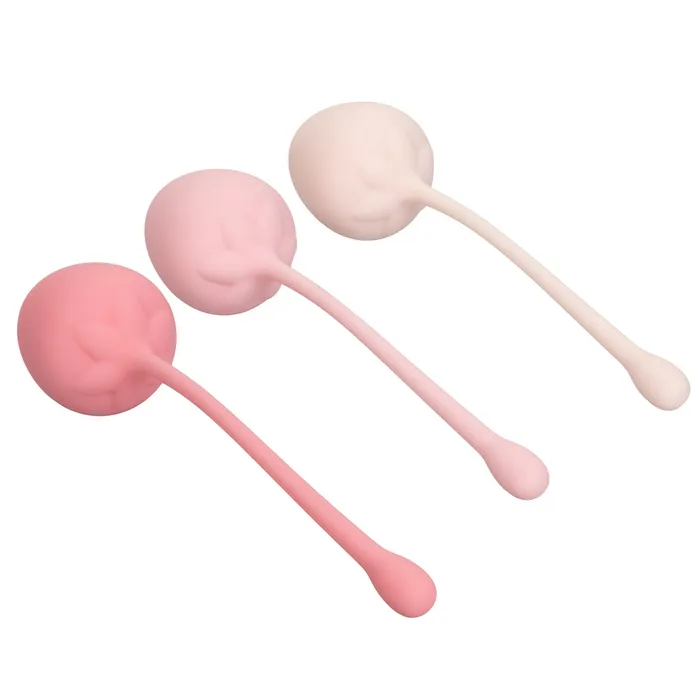 Female Sex Toys Kegel Training Set Strawberry California Exotics
