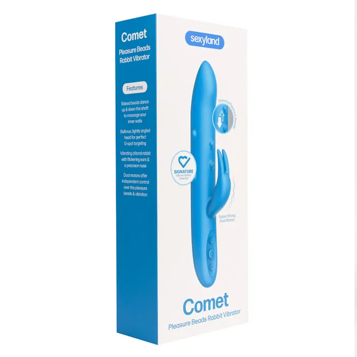 Female Sex Toys Sexyland Comet Signature Dancing Pleasure Beads Rabbit Vibrator Sexyland