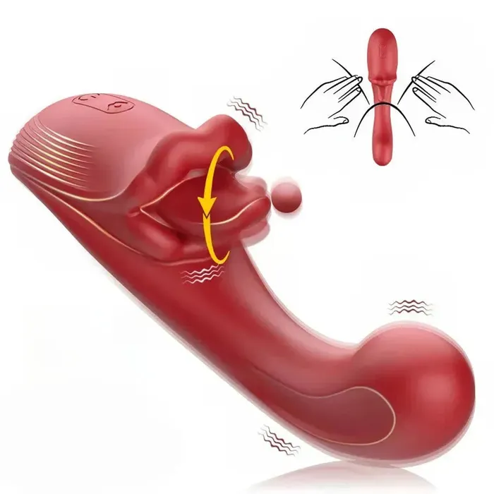 Female Sex Toys Xinghaoya 2In1 Rabbit Licking Vibrator