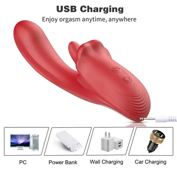 Female Sex Toys Xinghaoya 2In1 Rabbit Licking Vibrator