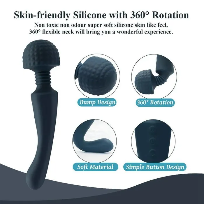 Female Sex Toys Xinghaoya Double Heads Vibrating Wand Massager