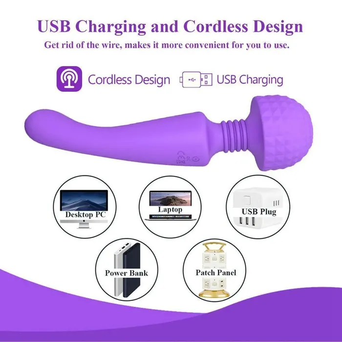 Female Sex Toys Xinghaoya Double Heads Vibrating Wand Massager
