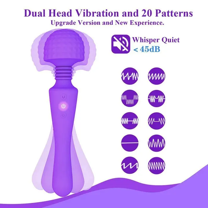 Female Sex Toys Xinghaoya Double Heads Vibrating Wand Massager