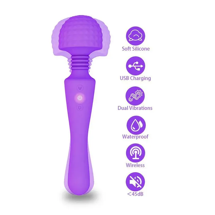 Female Sex Toys Xinghaoya Double Heads Vibrating Wand Massager