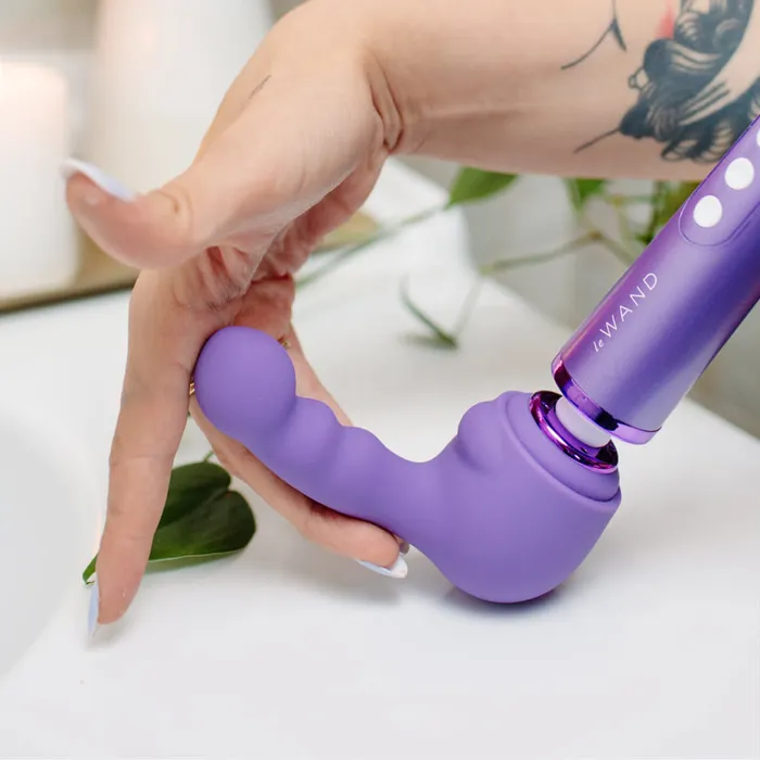 Le Wand Petite Ripple Weighted GSpot PSpot Attachment Le Wand Female Sex Toys