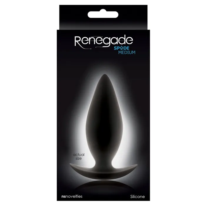 Male Sex Toys ns novelties Renegade Spade Silicone Butt Plug Medium
