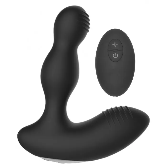 Male Sex Toys Shots Media ElectroShock Remote Control Vibrating EStimulation Prostate Massager