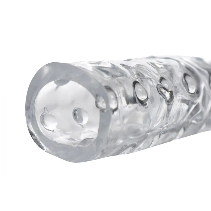 Male Sex Toys Size Matters 3 Inch Clear Penis Enhancer Sleeve